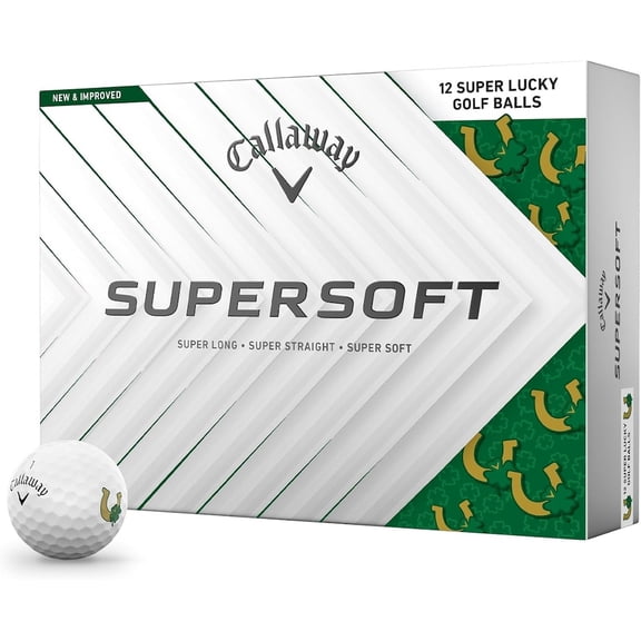 Callaway Supersoft Lucky Golf Balls [12-Ball] White