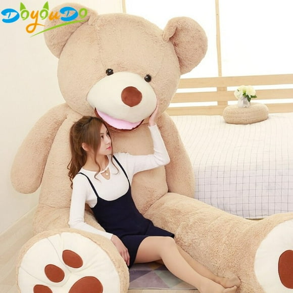 100CM Ours Géant Ours Américain Doux Ours en Peluche de Haute Qualité Meilleurs Cadeaux pour les Filles