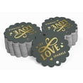 thumbnail image 2 of Inkdotpot Pack Of 100 Real Gold Foil Paper Tags Let Love Sparkle Wedding Favor Hang Tags, 2 of 6