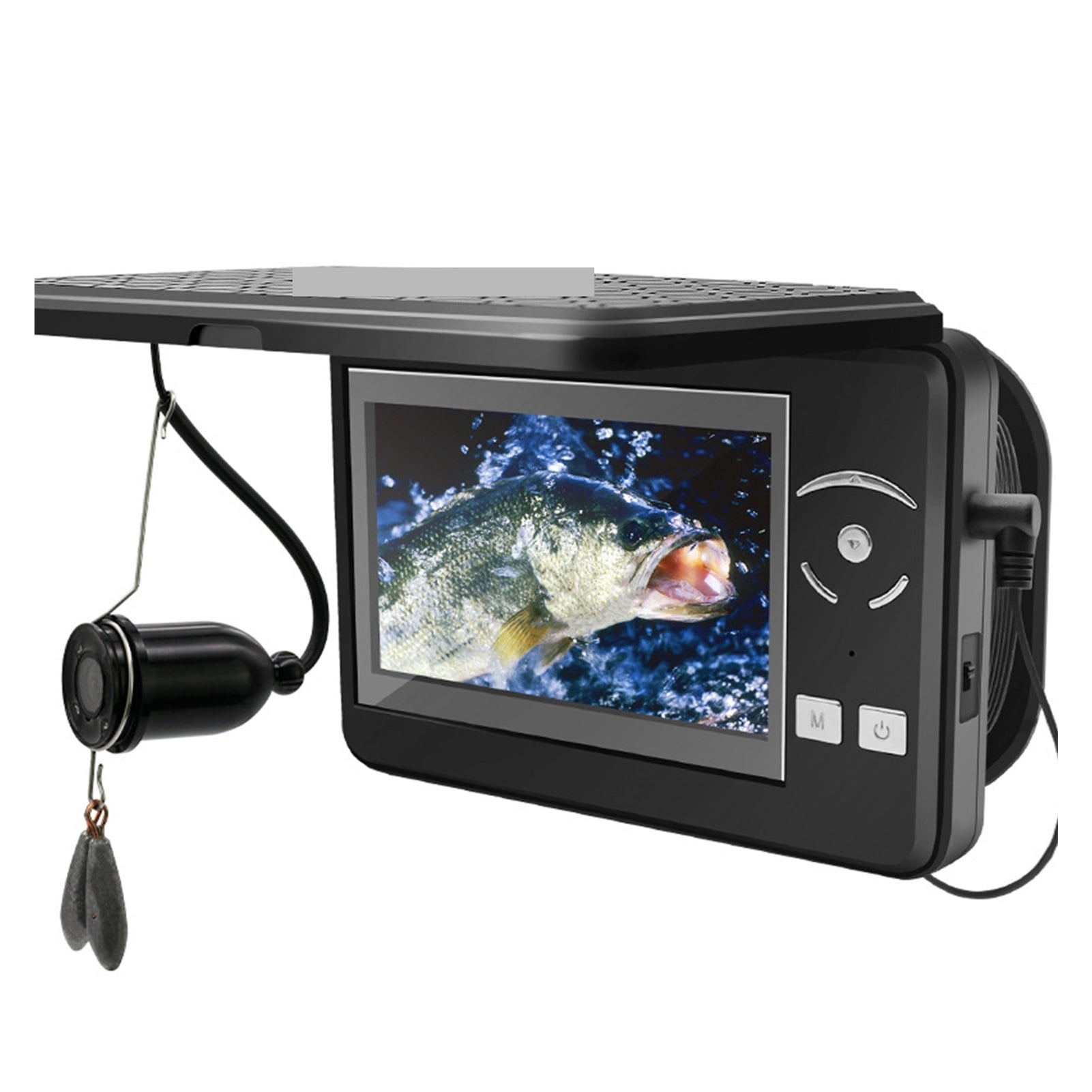 Portable Underwater Fishing Camera Waterproof Video Fish Finder DVR Camera With 4.3 Inch LCD Display Ice Lake Sea Boat Fishing ,High Definition