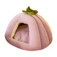 thumbnail image 1 of jinwen Niche Semi-Fermée pour Chat Lit Grotte Maison Lavable Confortable Universelle pour Animal L, 1 of 9
