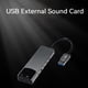 thumbnail image 1 of Tarjeta de audio externa SPDIF Tarjeta de sonido óptica USB 7.1 5.1 canales para computadora PC, 1 of 7