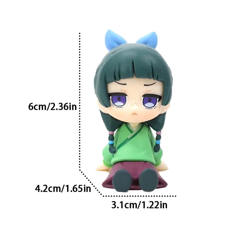 Q Version The Apothecary Diaries Maomao Jinshi Mini Figure Anime Periphery Kawaii Sitting Toys Desktop Car Ornaments Model Gifts
