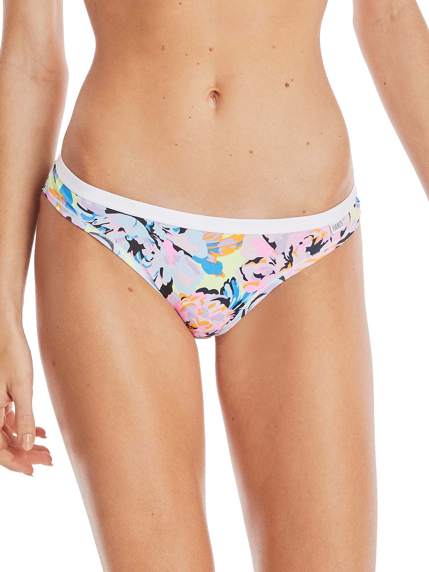 Hanes Classics Womens Cotton Modal Thong , 3 Pack
