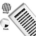 thumbnail image 2 of Registro de suelo Sierra Grates, 2 x 12 cm, acero, color blanco glaciar, 2 of 4