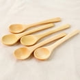 DGROEE Small Wooden Spoons, 6/12pcs Wooden Teaspoon Small Teaspoons