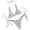White, variant on LIUJUNSHOP Cheeky Triangle Bikini Sets for Women Sexy String Bathing Suit 2 Piece