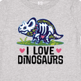 thumbnail image 4 of Inktastic Girl Dinosaur I Love Dinosaurs Girls Baby T-Shirt, 4 of 5