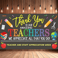 thumbnail image 7 of Colorful Teacher Banner Thank You Pencil Apple Classroom Decoration for School Celebration Teacher Appreciation, 7 of 7