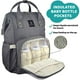 thumbnail image 2 of Mochila unisex mamá y papá - Bebé - Impermeable y estilizada - Gris, 2 of 3