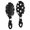 Cute Halloween Ghost Pattern, variant on Halloween Cartoon Multi Element Pattern Brush, Detangling Hair Brush,Air Cushion Hair Comb, Smooth Handle Gifts for Wet Dry Hair Styling