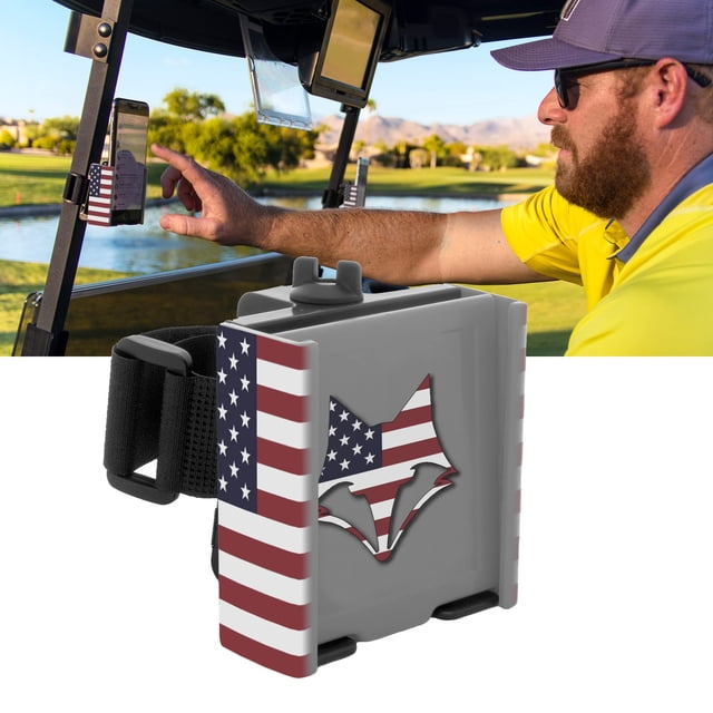 Desert Fox Golf - Soporte para teléfono - Bandera patriótica