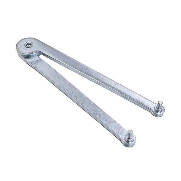Adjustable Pin Wrench Steel Angles Grinder Spanner For Round Nut 4mm 0.15in Ergonomic Handle Maintenance Tool