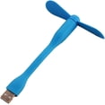 thumbnail image 1 of Mini ventilador USB flexible, diseño flexible con construcción liviana, mini ventilador de cuello de cisne portátil para viajes fáciles (azul), 1 of 5