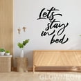 thumbnail image 4 of Glowneon Let's Stay In Bed Metal Wall Art, Above Bed Bedroom Decor, 4 of 5