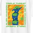 thumbnail image 3 of Toy Story - Aliens Triple Threat - Women's Short Sleeve Graphic T-Shirt, 3 of 5