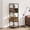 White, variant on Resenkose 46" Farmhouse Sliding Barn Door Console Table, Adjustable Shelf Wooden Entryway Table for Living Room, Foyer and Hallway, Rustic Oak