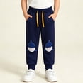 thumbnail image 2 of Boys Sweatpants Joggers Ages 1-8 Years Kids Casual Pants with Pockets Elastic Waist Cartoon Print Trousers, 2 of 8