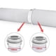 thumbnail image 3 of Mobile Air Conditioner Exhaust Pipe Connector 13/15CM Universal Pipe Reducer Ventilation Tube Extension Adapter, 3 of 5
