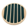 thumbnail image 2 of Bandeja redonda de madera para soporte de joyas, bandeja redonda de madera con 6 ranuras, bandeja redonda de madera para almacenamiento de anillos, resistente y resistente, 2 of 12