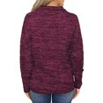 thumbnail image 3 of AOOCHASLIY Clearance Hoodies for Women Zipper Stand Collar Long Sleeve Casual Sweatshirt with Pockets Top, 3 of 8
