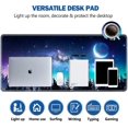 thumbnail image 2 of Large Gaming Mouse Pad Extended Mouse Pad with Stitched Edge, Keyboard Mouse Mat Non-Slip Rubber Base Desk Pad 31.5x11.8 inch for Office Home Game Work, Forest Moon Sky, 2 of 6