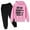Pink-C, variant on ibiyuan Boys Tracksuits Sweatpants Hoodie Set Soccer Outfit Solid Color Hoodie Sets 2 Pieces Boys Sweat Suit Athletic Clothes