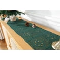 thumbnail image 4 of Nvzi Lace Tablecloth Rectangular Table Cover for Kitchen Dinning Wedding Party Decoration -SIZE J:9.44*137inch,Green D, 4 of 5