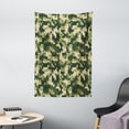 thumbnail image 1 of Camo Tapestry, Abstract Camouflage in Forest Colors Jungle Environment Chevron, Wall Hanging for Bedroom Living Room Dorm Decor, 40W X 60L Inches, Light Green Army Green Dark Green, by Ambesonne, 1 of 2