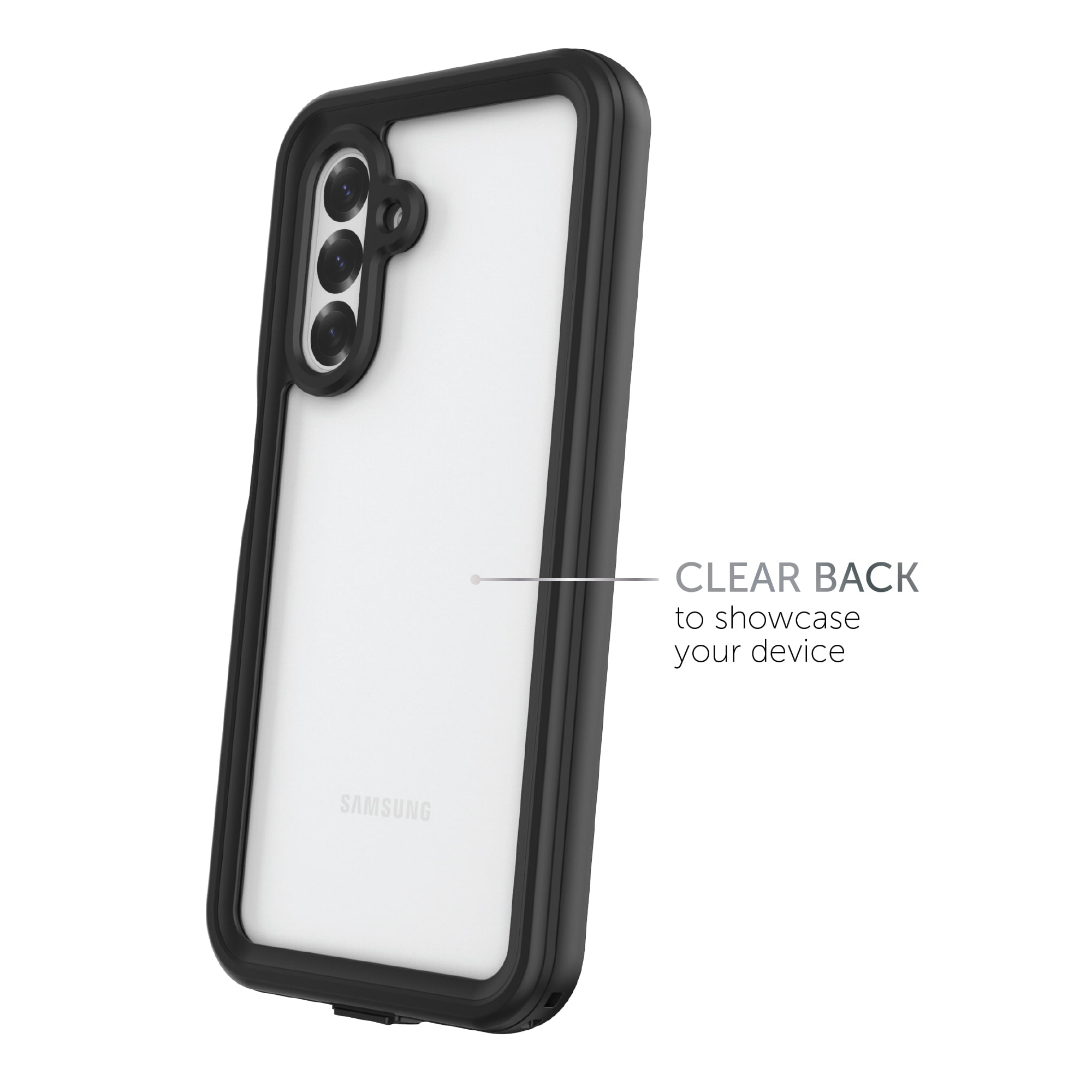 Body Glove Tidal Waterproof Phone Case for Samsung Galaxy A26 5G - Black/Clear
