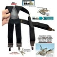 thumbnail image 2 of Holdup Black Pack Casual Series Suspenders X-back style with USA Patented No-slip Silver Clips, 2 of 4