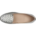 thumbnail image 4 of Women's Aerosoles Brielle Loafer Silver Faux Leather 10.5 W, 4 of 5