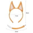 thumbnail image 6 of Skymirror 1/2 Pcs/Set Dog Costume Props Animal Ears Decor Hair Hoop Tail Set Birthday Party Cosplay Dress Up Accessories, 6 of 8