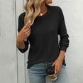 thumbnail image 6 of gakvbuo Mock Neck Fall Knitted Sweater For Womens Long Sleeve Tops Casual Trendy Crew Neck Loose Fit Lightweight Pullover Sweater Blouse Tops, 6 of 6
