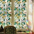 thumbnail image 5 of Rugerasy Window Film, Static Cling Stained Glass Window Film, Removable Non-Adhesive Window Clings Decoration, Plant Flower Glass Door Decals,For Living Room, Dining Room, 5 of 8