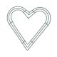 thumbnail image 5 of Marco de corona en forma de corazón, corona de hierro, artesanía duradera, corona de flores, anillos, molde de corona para el hogar y el patio trasero Verde 35cm, 5 of 8