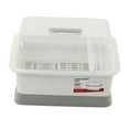 thumbnail image 2 of Dish Drainer Minimalist Dustproof Space Saving Dish Drying Bowl with Lid for Home Kitchen L, 2 of 6