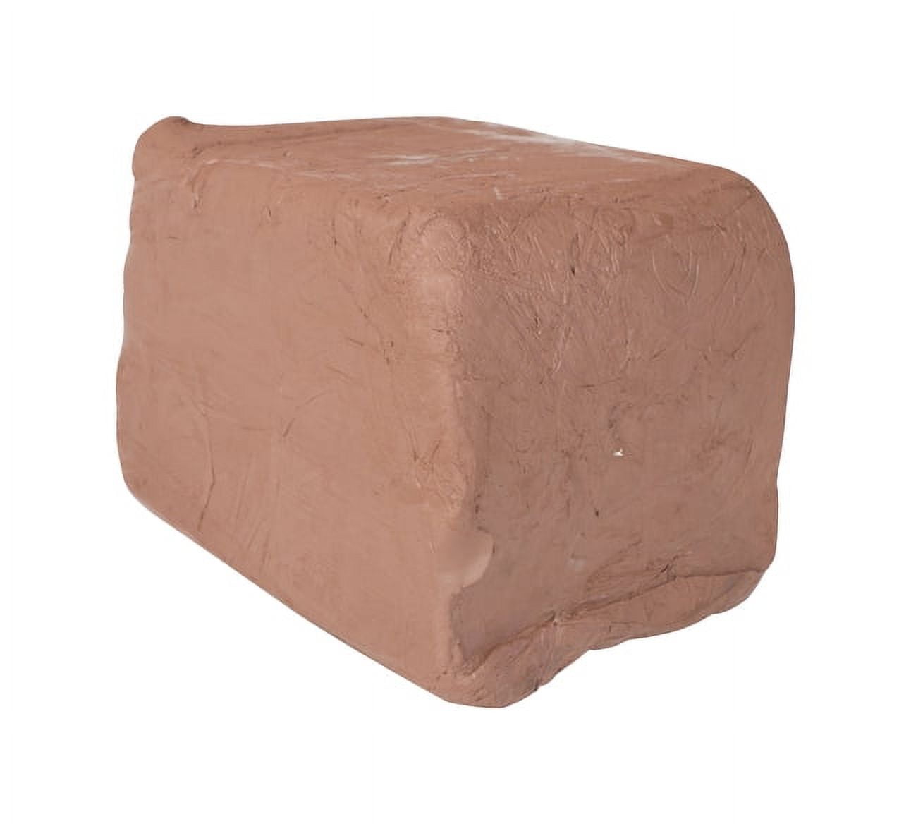 AMACO Low Fire Moist Plastic Earthenware Clay, 50 Pounds, Sedona Red 67