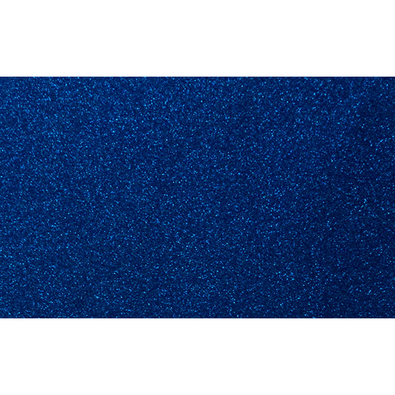 Siser EasyPSV™ Glitter Permanent Self Adhesive Craft Vinyl 10 x 12 15  PreCut Sheets - Marine Blue 