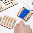 thumbnail image 3 of YIEMEEN Knitting Needle Gauge Knitters Ruler Wood Knitting Gauge Ruler Knitting Tool, 3 of 17