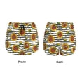 thumbnail image 5 of Xecao's Cute Sunflowers for a double-layer running short for women, perfect for gym, tennis, and more, featuring a convenient pocket., 5 of 9