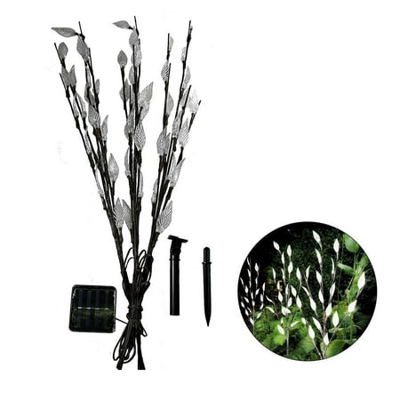 

Tree Branch Solar LED Light Solar-Powered Eco-Friendly Multiple Tree Leaves String Light Energy Saving Automatic Decorative Pin Lamp for Garden Lawn Backyard Pathway Outdoor