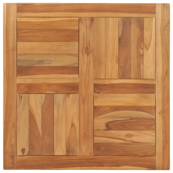 Casafoyer Table Top Solid Teak Wood 27.6"x27.6"x1"