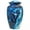 Dark Blue, variant on AMPLE CREMATION URNS | Blue Ocean Wave Cremation Urn for Ashes | Aluminum Urn with Tranquil Sea Design | Secure Airtight Lid | Tribute for Loved One | 200 lbs. | 7 x 7 x 11 inches | Blue