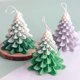 thumbnail image 5 of Juego de 2 moldes de resina epoxi con forma de árbol de Navidad en 3D para velas, moldes de silicona para escayola de aromaterapia, manualidades, decoración, molde de fundición, 5 of 5