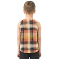 thumbnail image 3 of Plaids Pattern with Yellow Orange Black Vest Undershirt Tank Top Sleeveless Quick Dry L, 3 of 7