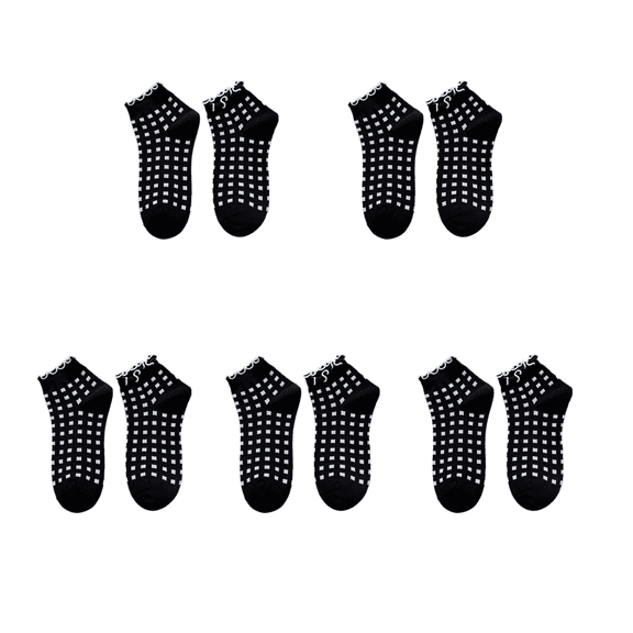 AUQ 5Pair Kid Socks,Cotton Socks for Toddler Boys,Calcetines Para Ninos,Green