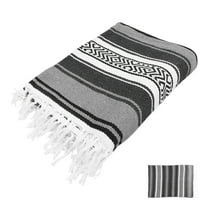 BESTOYARD yoga blanket for living room Blanket Grey Polyester 1Set