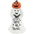 thumbnail image 5 of Northlight Ghosts with Jack-O-Lanterns "Happy Halloween" and "Trick or Treat" Figurines - 7.75" -, 5 of 9