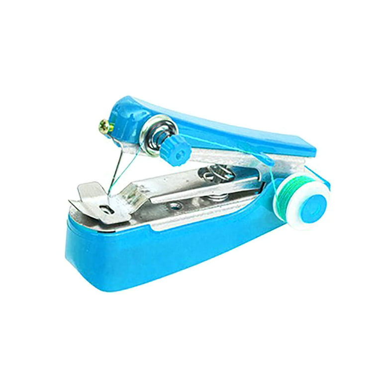 MiniSewer Handheld Sewing Machine, Mini Sewing Machine Handheld, Mini  Sewer, Hand Sewing Machine, Portable Sewing Machine for Home Travel Use  (Blue)